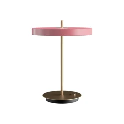 UMAGE LED-bordlampe Asteria Table, USB, rosa/messing