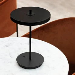UMAGE LED-bordlampe Asteria Table, USB, sort/sort