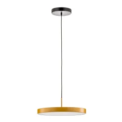 UMAGE LED-hængelampe Asteria Medium, gul/messing, Ø 43 cm