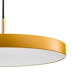 UMAGE LED-hængelampe Asteria Medium, gul/messing, Ø 43 cm