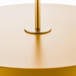 UMAGE LED-hængelampe Asteria Medium, gul/messing, Ø 43 cm