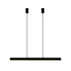 UMAGE LED-hængelampe Hazel Branch, sort/messing, 100 cm