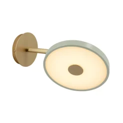 UMAGE LED-væglampe Asteria Short, lysegrøn, 25 cm stik