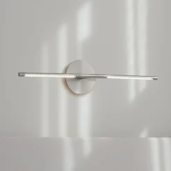 UMAGE LED-væglampe Omni, stålfarvet, længde 74 cm