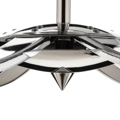 Umbra LED-loftlampe, 6 lyskilder, 91 cm, krom