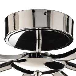 Umbra LED-loftlampe, 6 lyskilder, 91 cm, krom