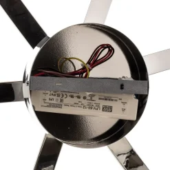 Umbra LED-loftlampe, 6 lyskilder, 91 cm, krom