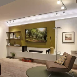 URail LED-spot 3,5 W GZ10 krom mat