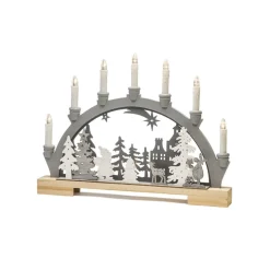 Vandrer i Skoven LED-adventsstage med dyr, træ