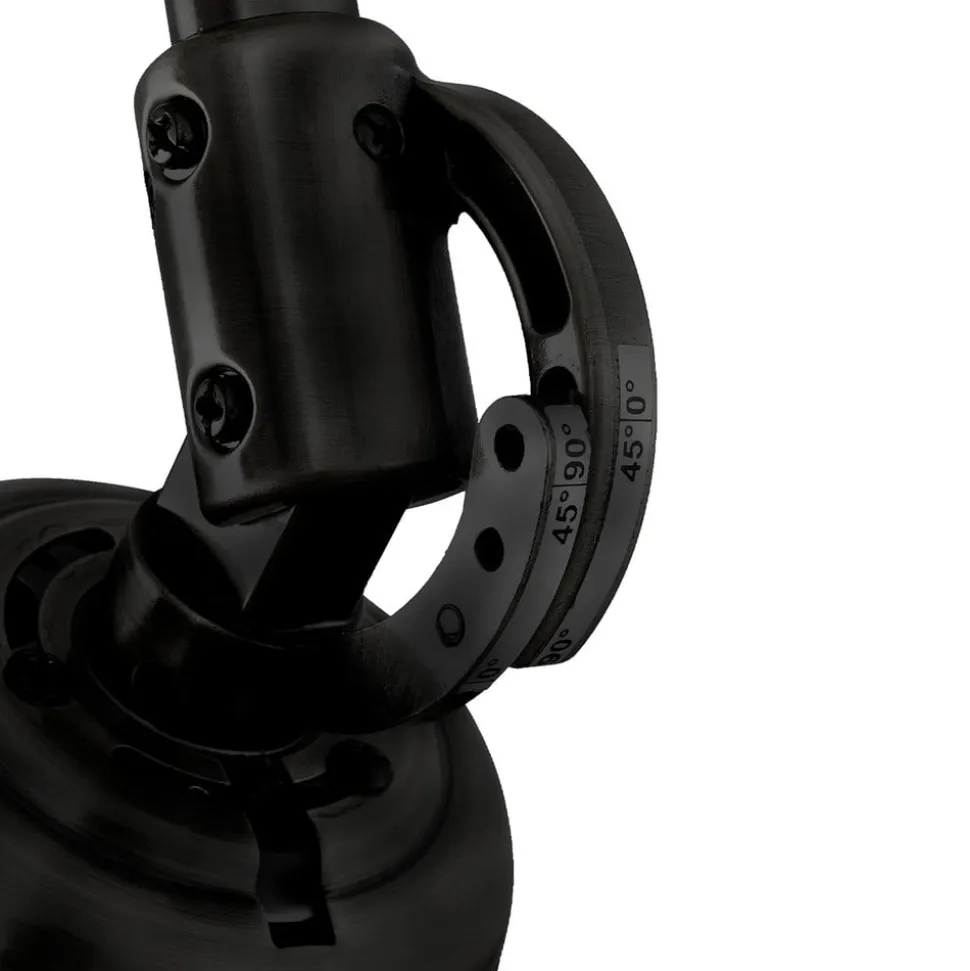 Vedra loftventilator, sort/valnød