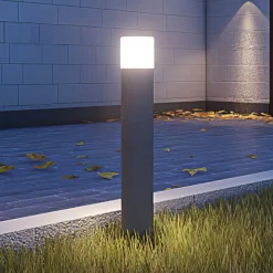 Vejlampe 400140004, højde 60 cm, antracit, aluminium