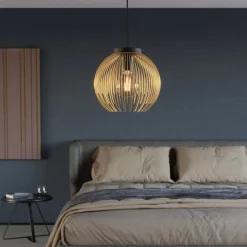 Venezuela pendel, sort/guld, 1-lys