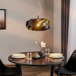 Vento hængelampe, sort, Ø 50 cm, metal, E27