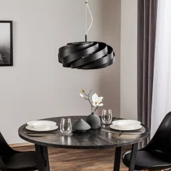 Vento hængelampe, sort, Ø 50 cm, metal, E27