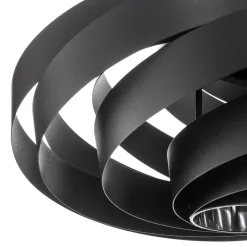 Vento hængelampe, sort, Ø 50 cm, metal, E27