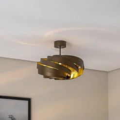 Vento loftlampe, kaffebrun, Ø 50 cm