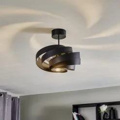 Vento loftlampe, sort, Ø 40 cm, metal, E27