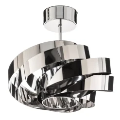 Vento loftslampe, krom nikkelfarvet, Ø 40 cm, metal