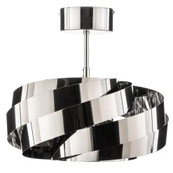 Vento loftslampe, krom nikkelfarvet, Ø 40 cm, metal