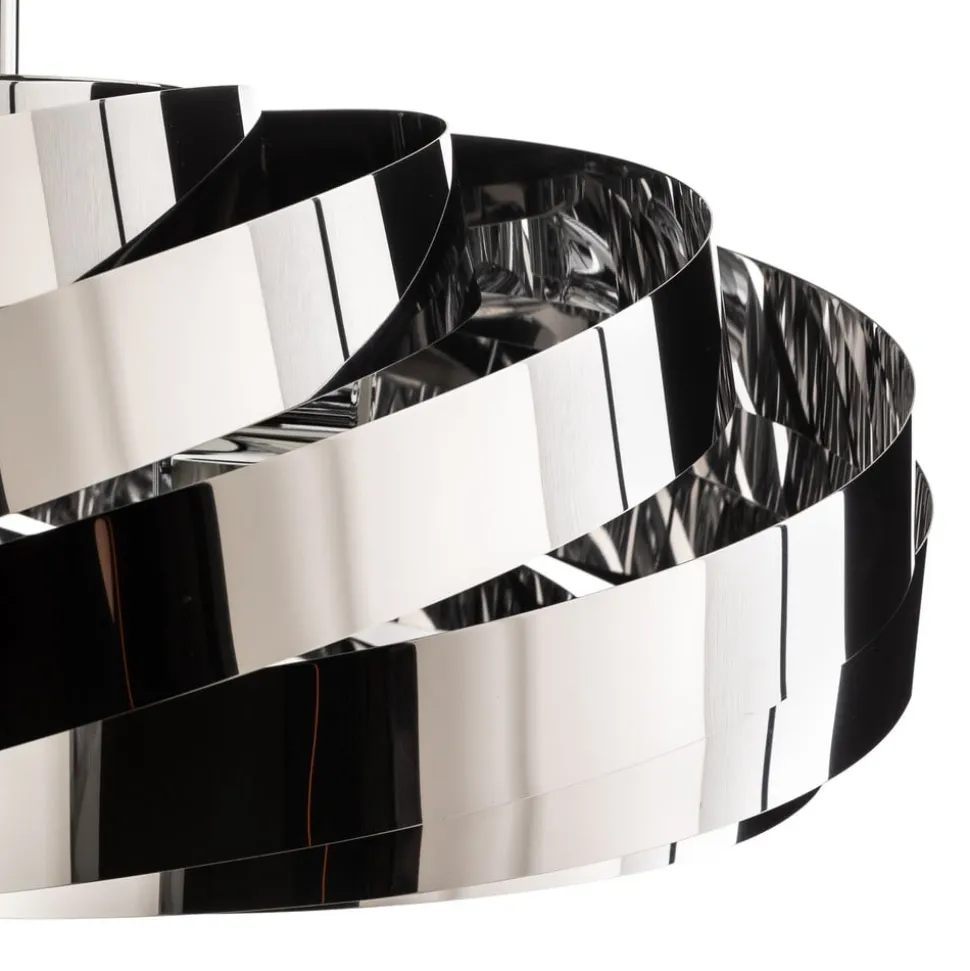 Vento-pendel, krom-nikkelfarvet, Ø 60 cm, metal