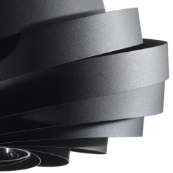 Vento-pendel, sort, Ø 60 cm, metal, E27