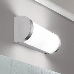 VETI væglampe til badeværelset 25,5 cm i nikkel