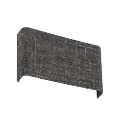 Væglampe Amarela B, sort melange, tekstil, G9