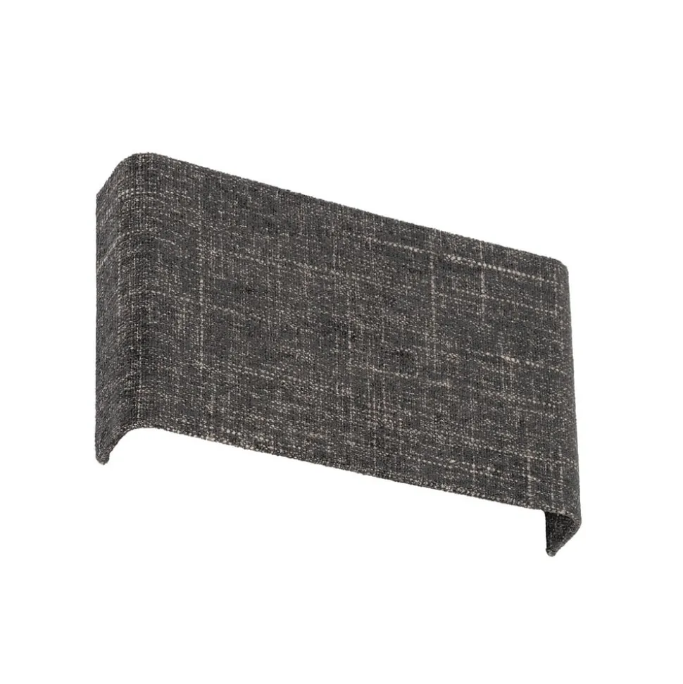 Væglampe Amarela B, sort melange, tekstil, G9