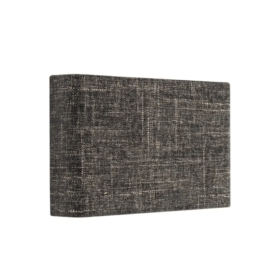 Væglampe Amarela B, sort melange, tekstil, G9