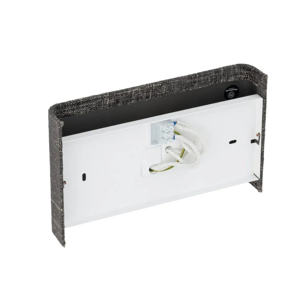 Væglampe Amarela B, sort melange, tekstil, G9