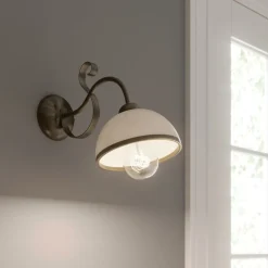 Væglampe Antica i landlig stil, 1 lyskilde