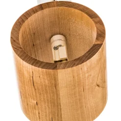 Væglampe Ara som cylinder i træ
