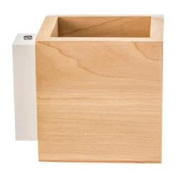 Væglampe Ara som terning i træ