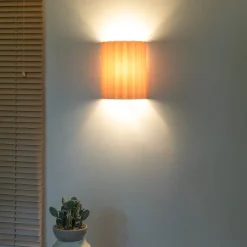 Væglampe Aria, cappucino, mikrofiber, E27