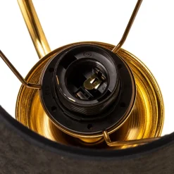 Væglampe Baranio med stofskærme, 2 lyskilder