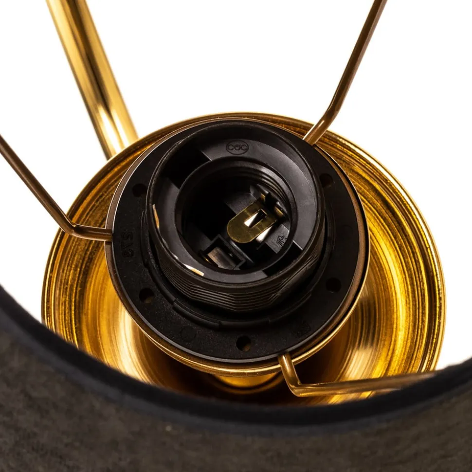 Væglampe Baranio med stofskærme, 2 lyskilder