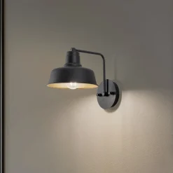 Væglampe Berceste 181-A sort/guld