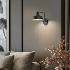 Væglampe Berceste 181-A sort/guld