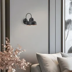 Væglampe Berceste 180-A sort/guld