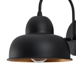 Væglampe Berceste 180-A sort/guld