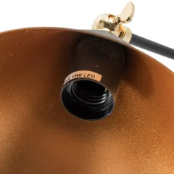 Væglampe Berceste 185-A sort/guld