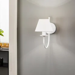Væglampe Bona, 1 lyskilde, hvid