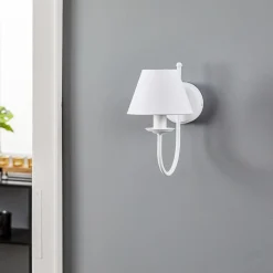 Væglampe Bona, 1 lyskilde, hvid