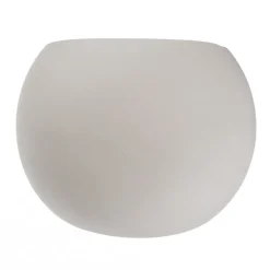 Væglampe Bullet op/ned i keramik i hvid