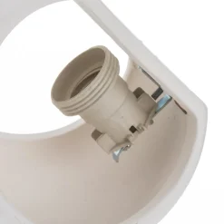 Væglampe Bullet op/ned i keramik i hvid