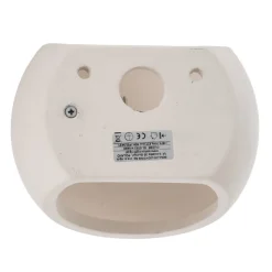 Væglampe Bullet op/ned i keramik i hvid