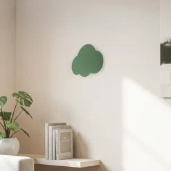 Væglampe Cloud, grøn, metal, 38 cm bred, 2 lyskilder, G9