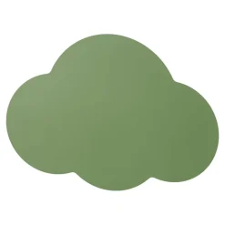 Væglampe Cloud, grøn, metal, 38 cm bred, 2 lyskilder, G9