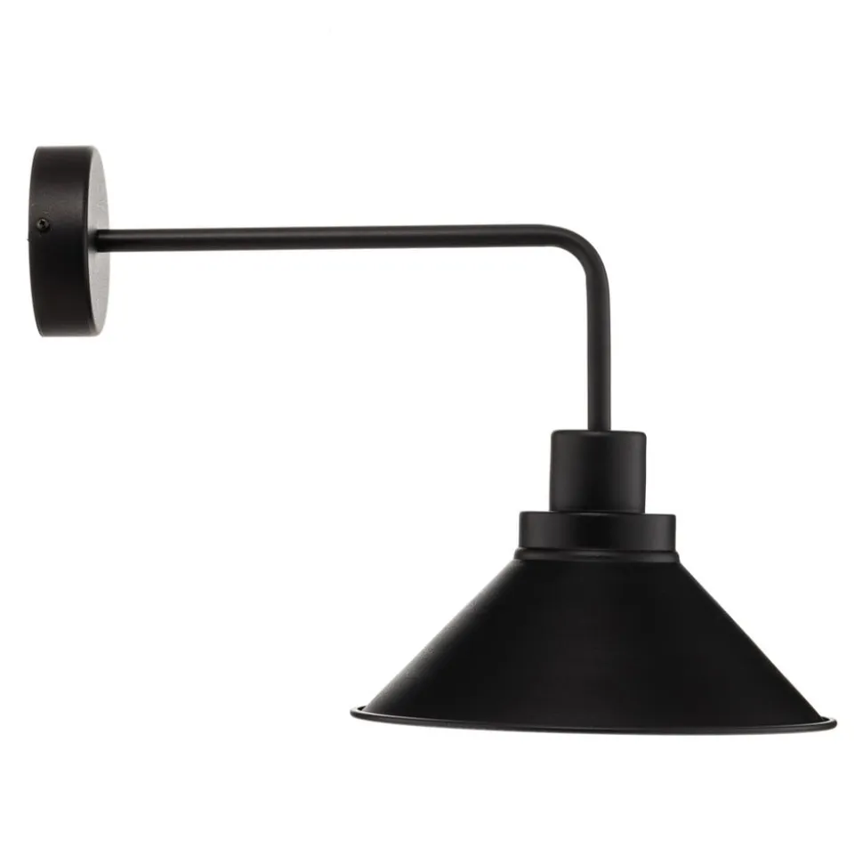 Væglampe Craft I i metal i sort