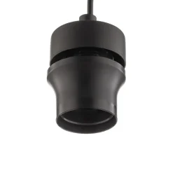 Væglampe Cubus, sort/røggrå, glas, 30 cm høj, E27